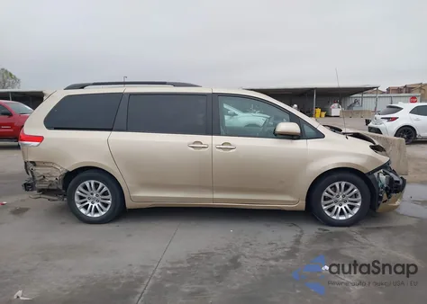 2014 Toyota Sienna Xle V6 8 Passenger z USA, uszkodzony, nr VIN 5TDYK3DCXES521301